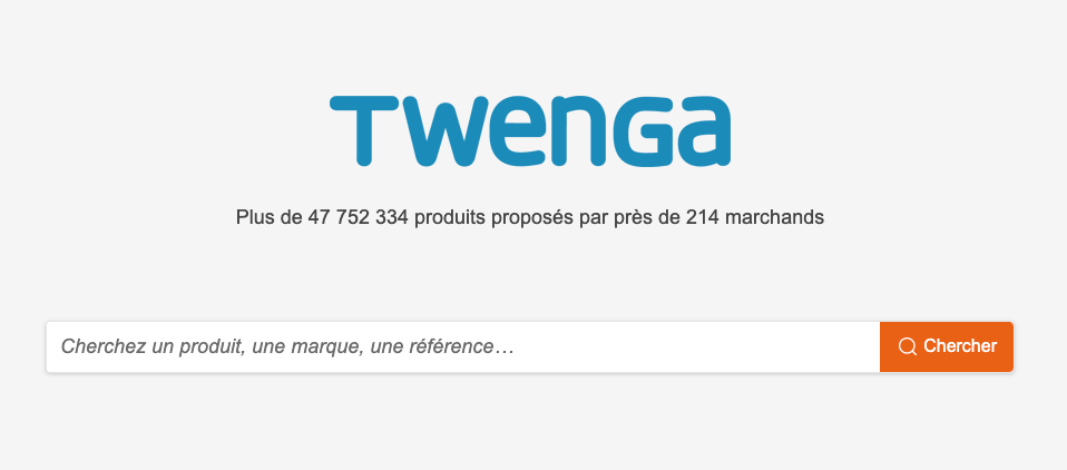 comparateur de prix Twenga 