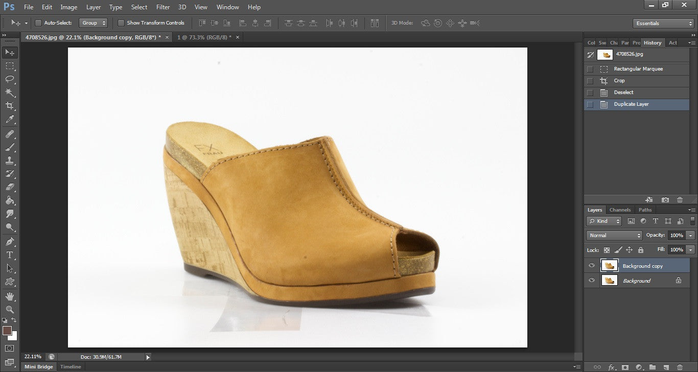 retouche image sur photoshop  