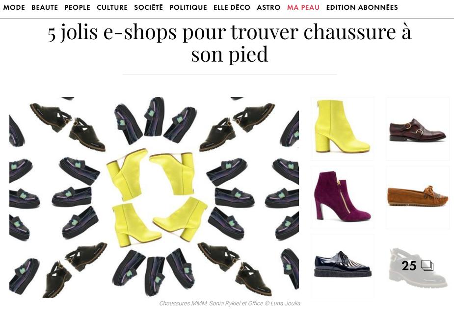 Relation presse de la marque de chaussures Patricia Blanchet