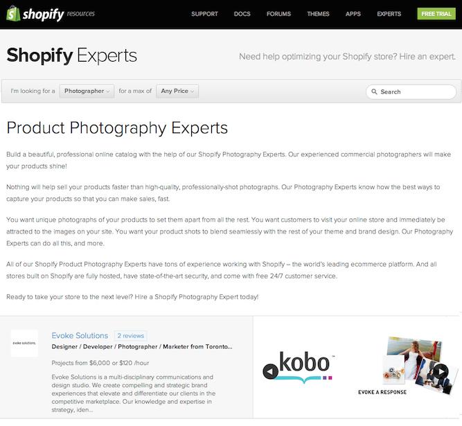 experts shopify