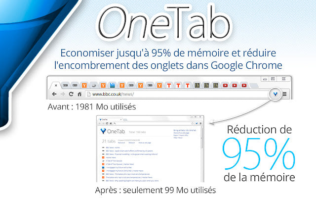 Extension Chrome OneTab