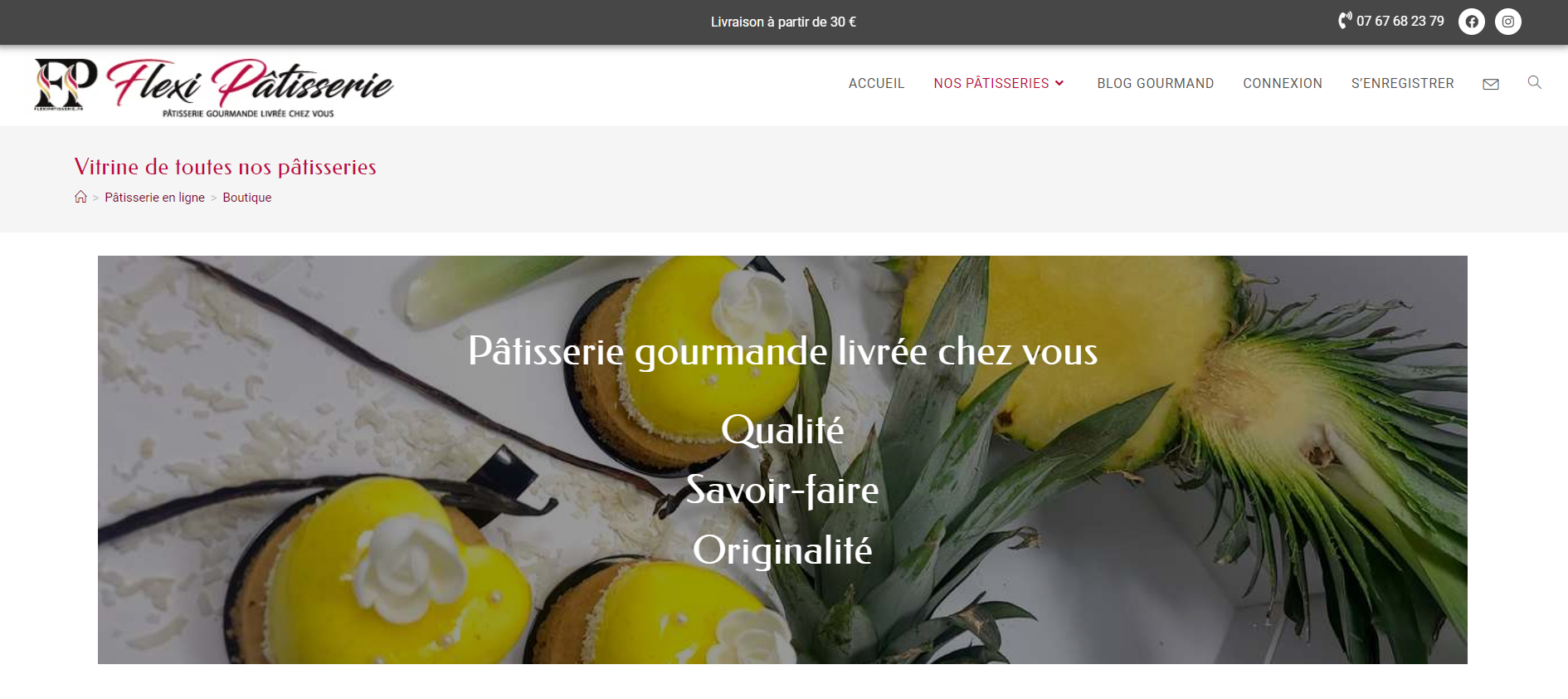 site flexi patisserie