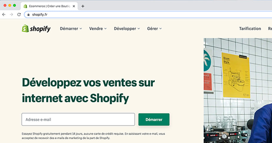 Identité visuelle Shopify 