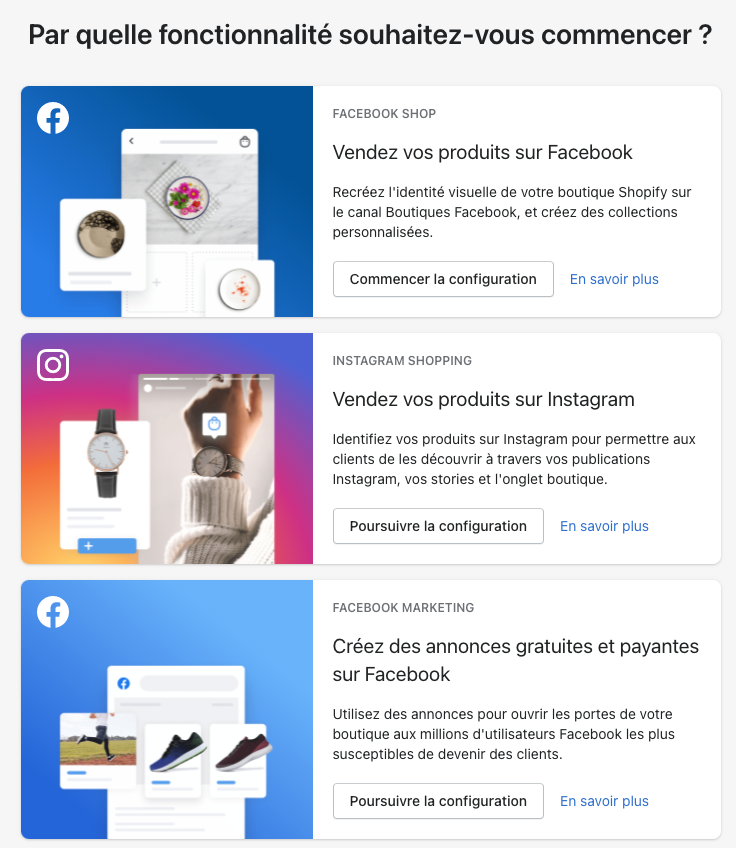 Instagram Shopping pour Shopify