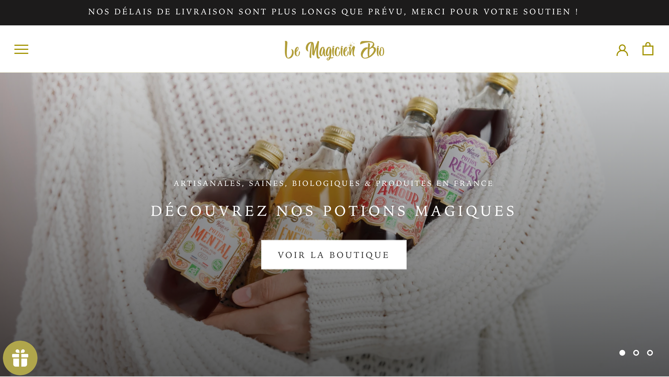 Boutique en ligne Le Magicien Bio