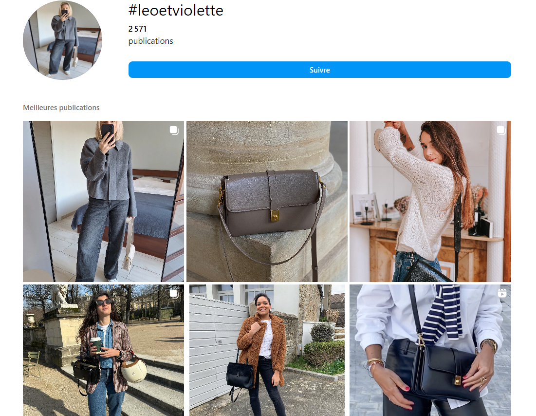 hashtag #leoetviolette sur instagram