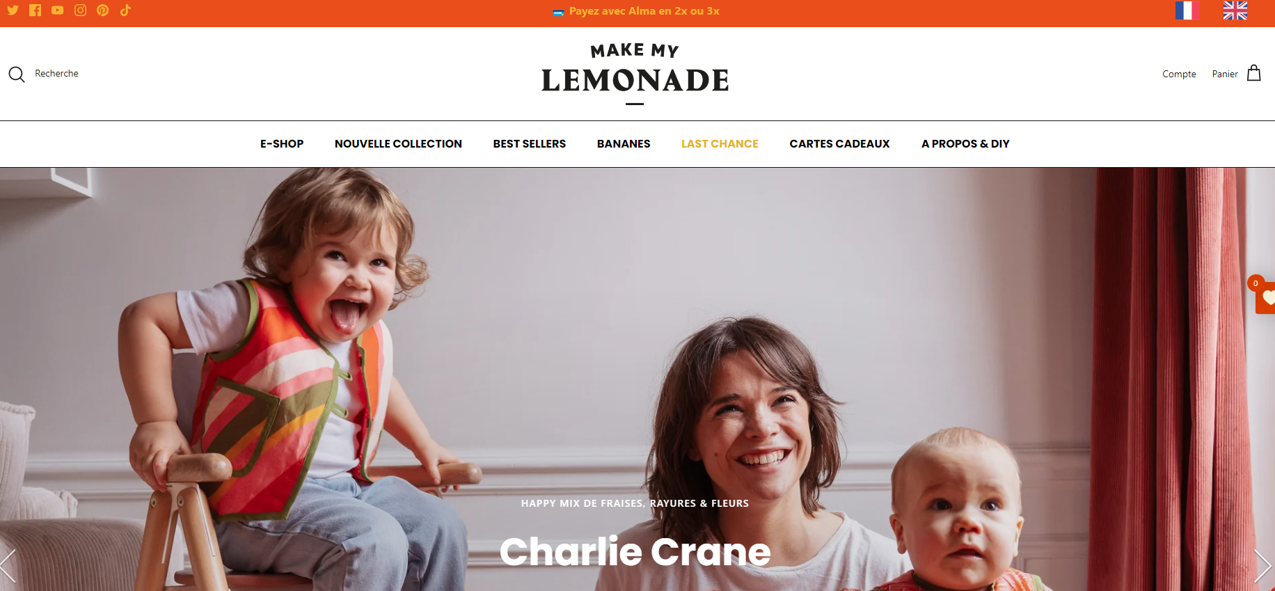 boutique en ligne Make My Lemonade