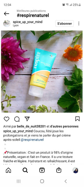 Marketing d'influence pratiqué par la marque Respire 