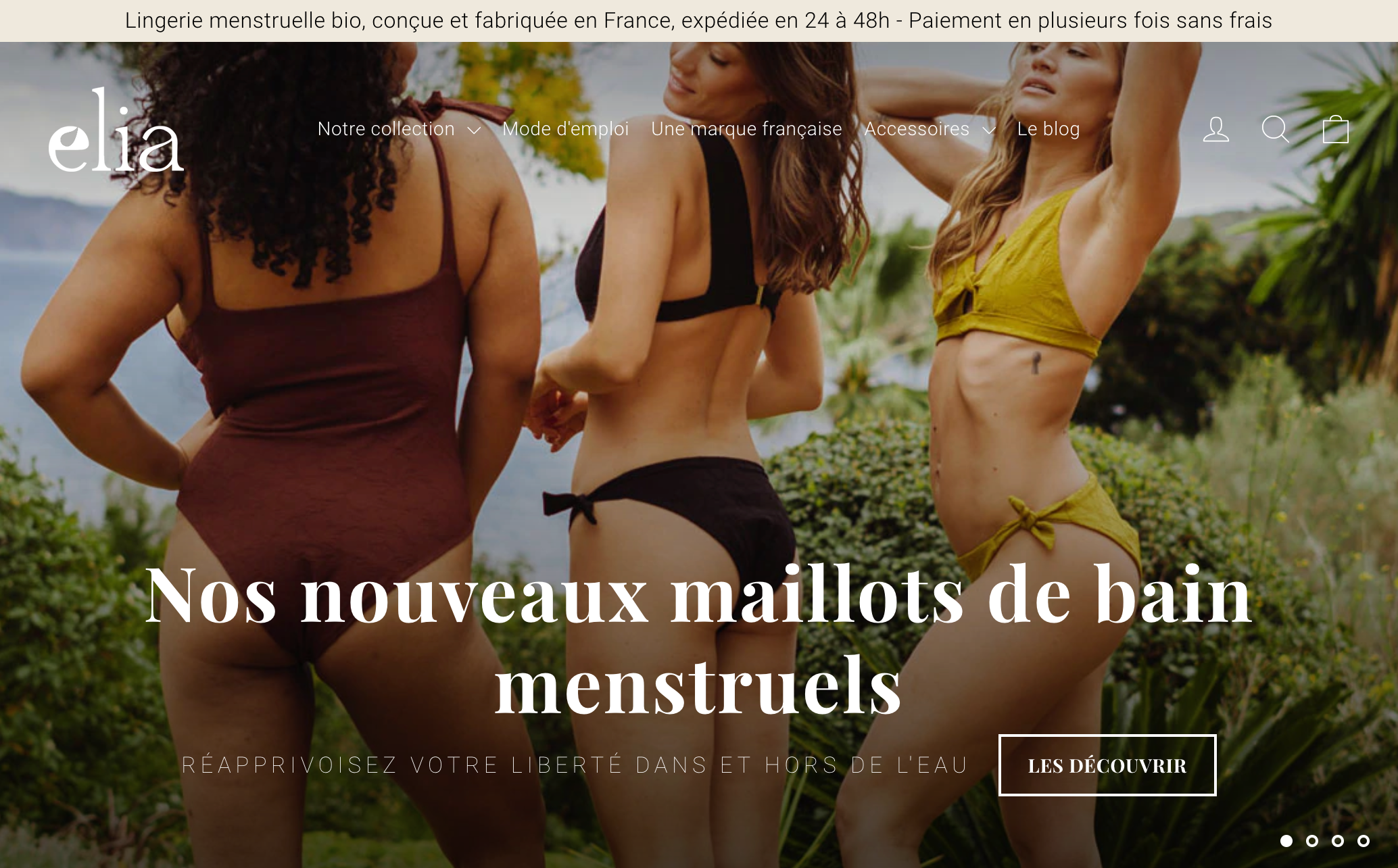 Boutique en ligne Elia Lingerie