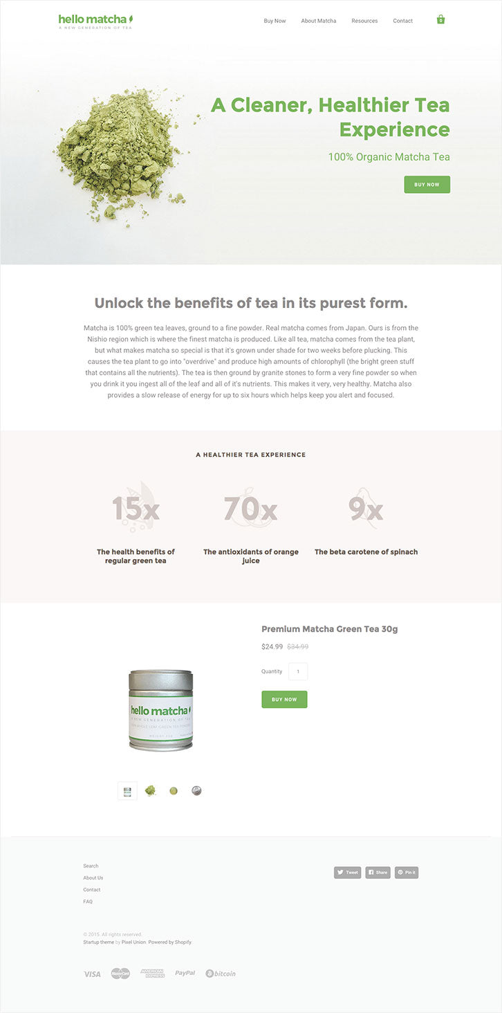 matcha-site web