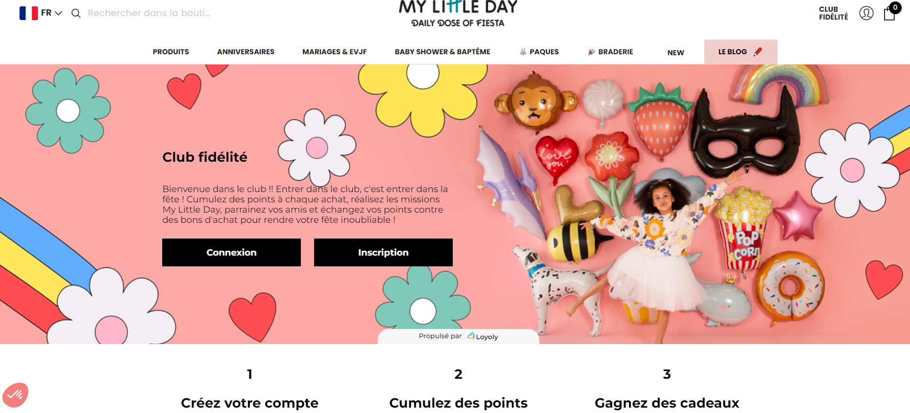 programme de fidélisation MyLittleDay