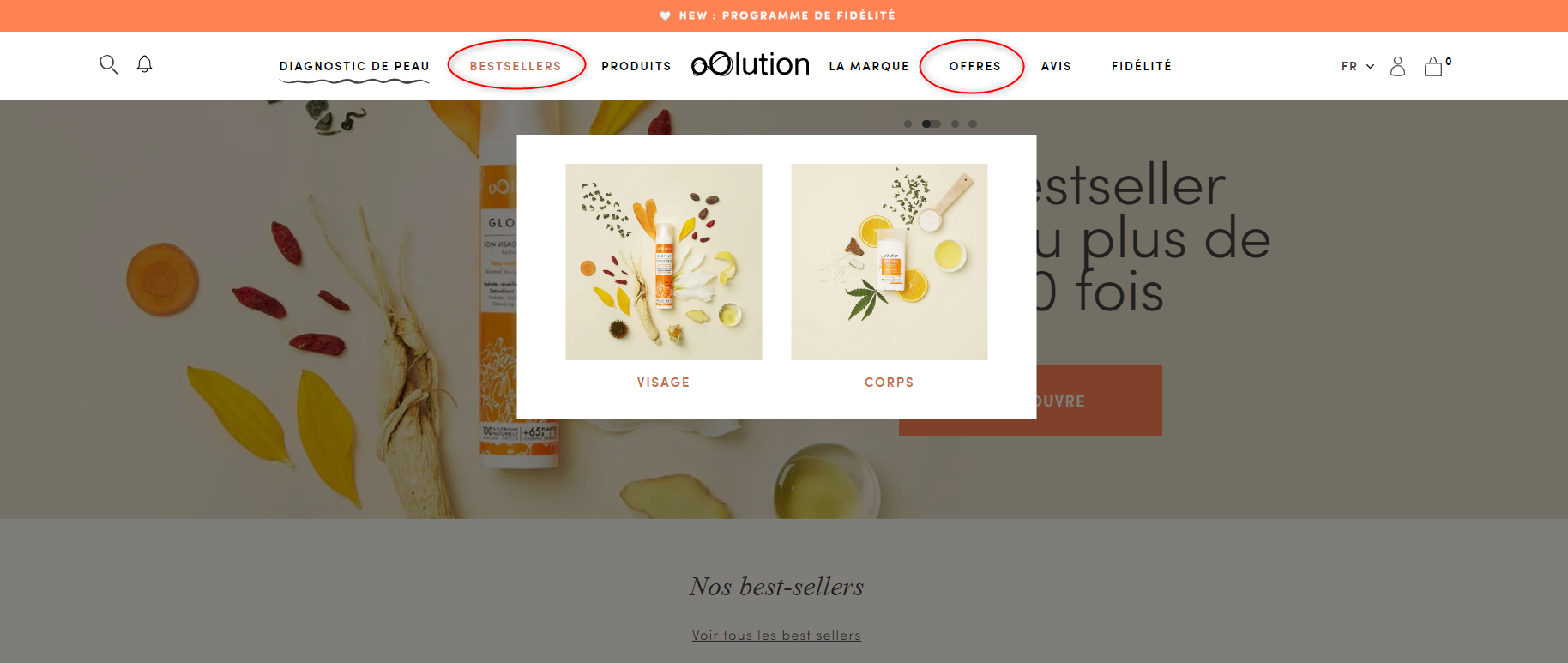 oOlution optimise la navigation des visiteurs en orientant les nouveaux clients vers ses produits les plus vendus ou vers sa page d’offre promotionnelle.