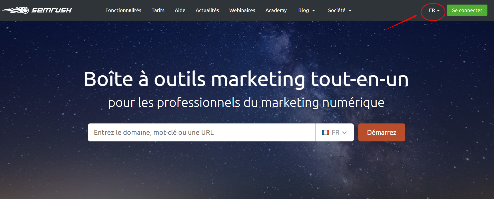 semrush en français