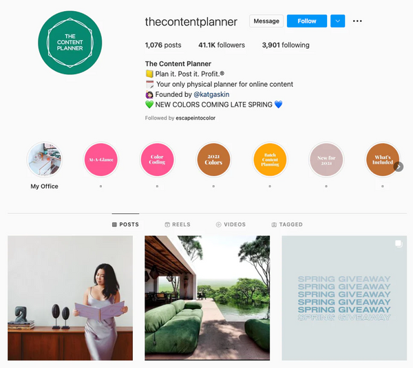 instagram the content planner