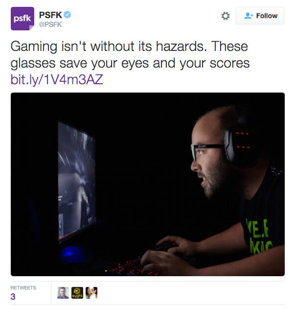 Publication Twitter de PSFK