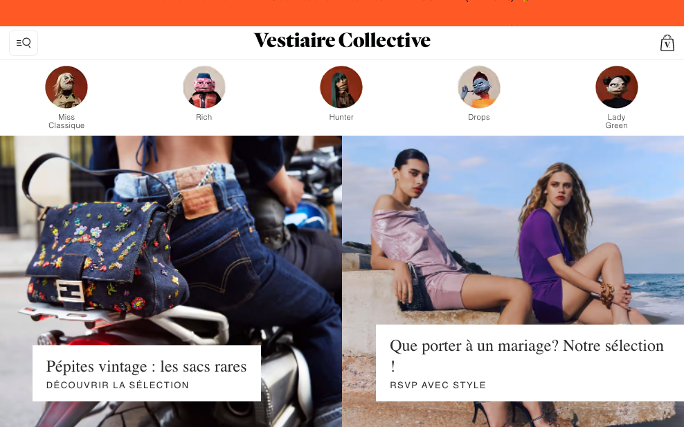 Vendre des vêtements en ligne sur Vestiaire Collective