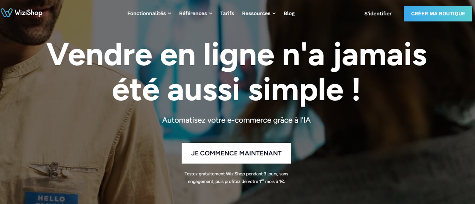 wizishop page d'accueil