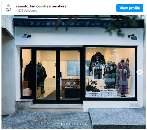 photo de la boutique éphémère de Yamato