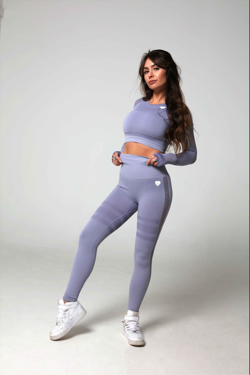 lilac gym leggings