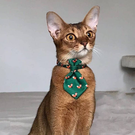 Designer Glitter Cat Neck Tie — Buckminster's Cat Cafe