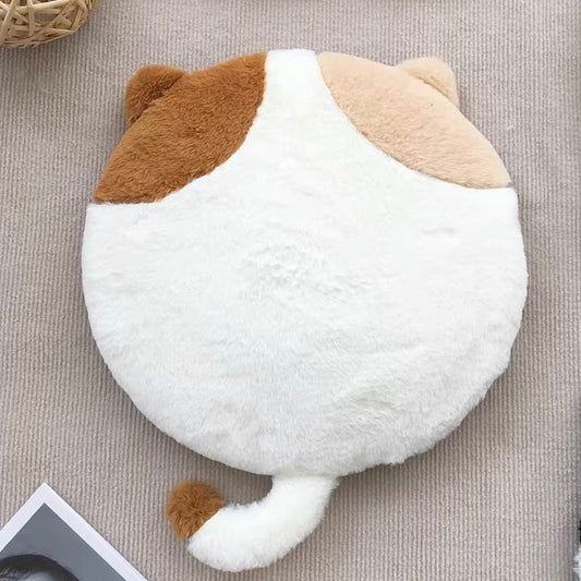 Memory Foam Donut Cat Themed Pillow