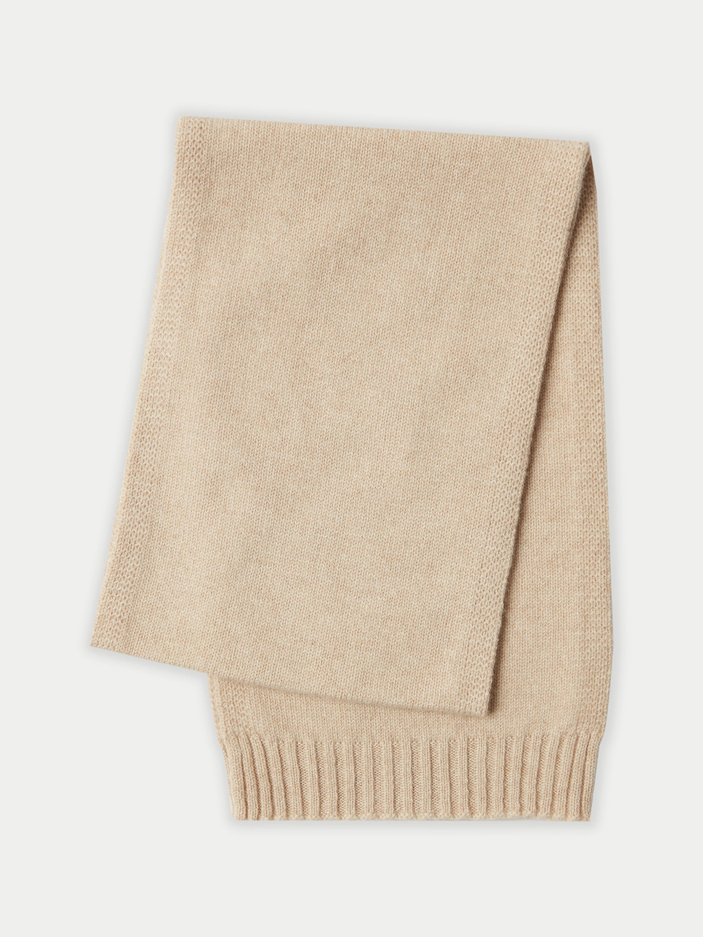 Kinder Strickschal aus Kaschmir beige - Gobi Cashmere