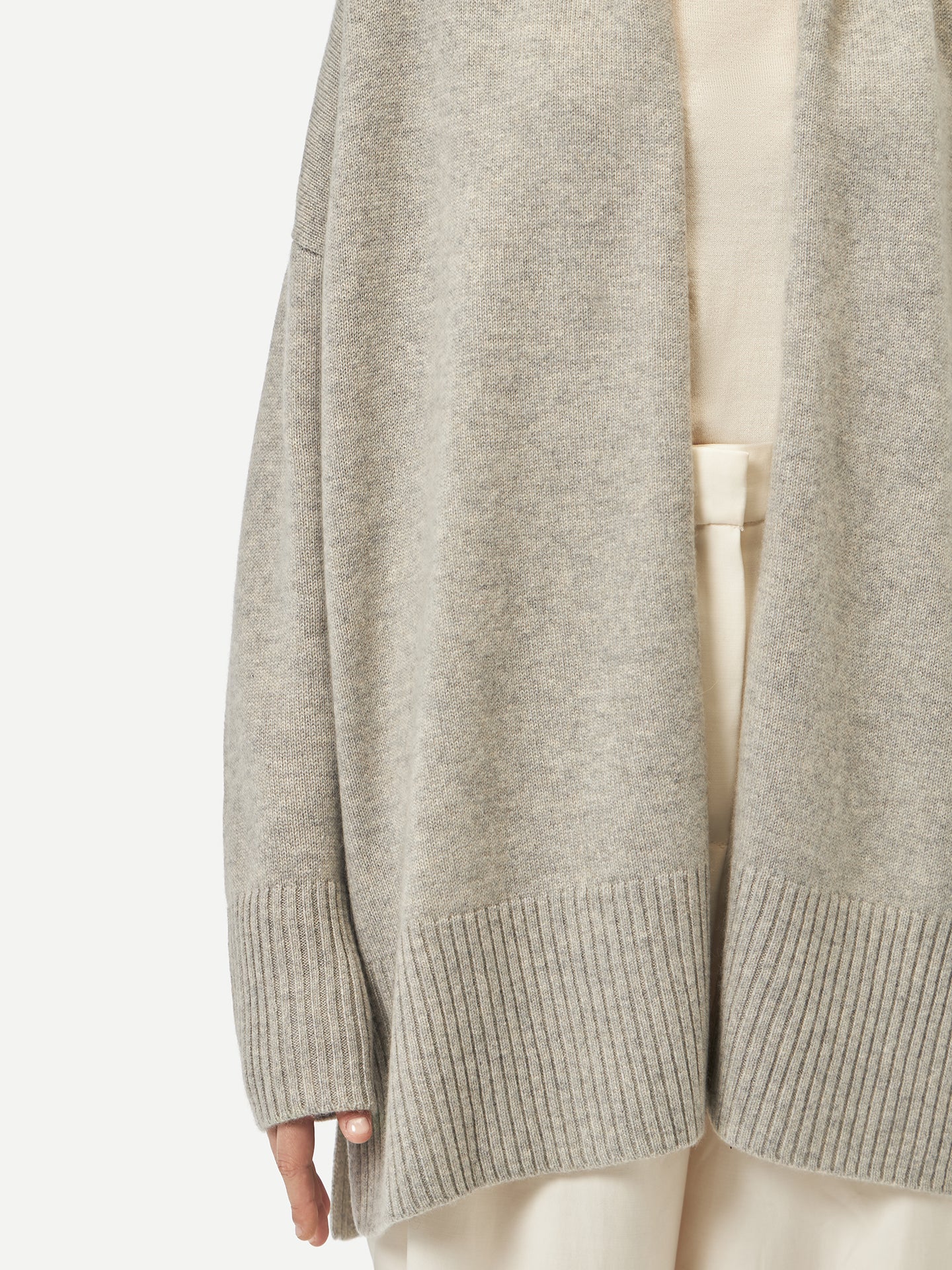 Kaschmir-Cardigan mit Schalkragen Dämmerung blau - Gobi Cashmere