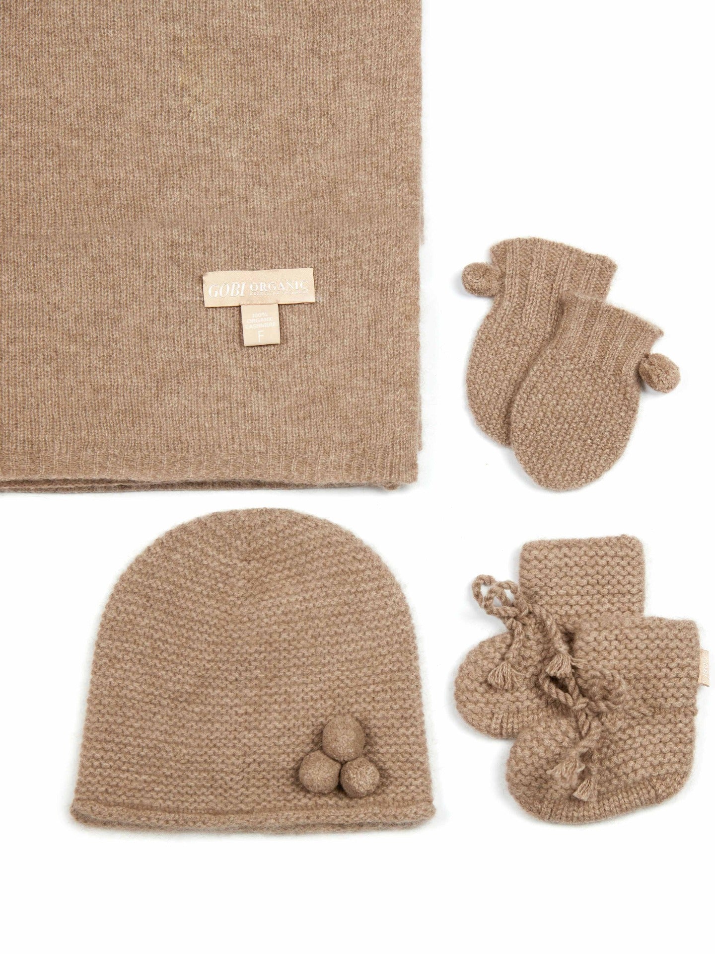 Kaschmir Baby Set Taupe - Gobi Cashmere