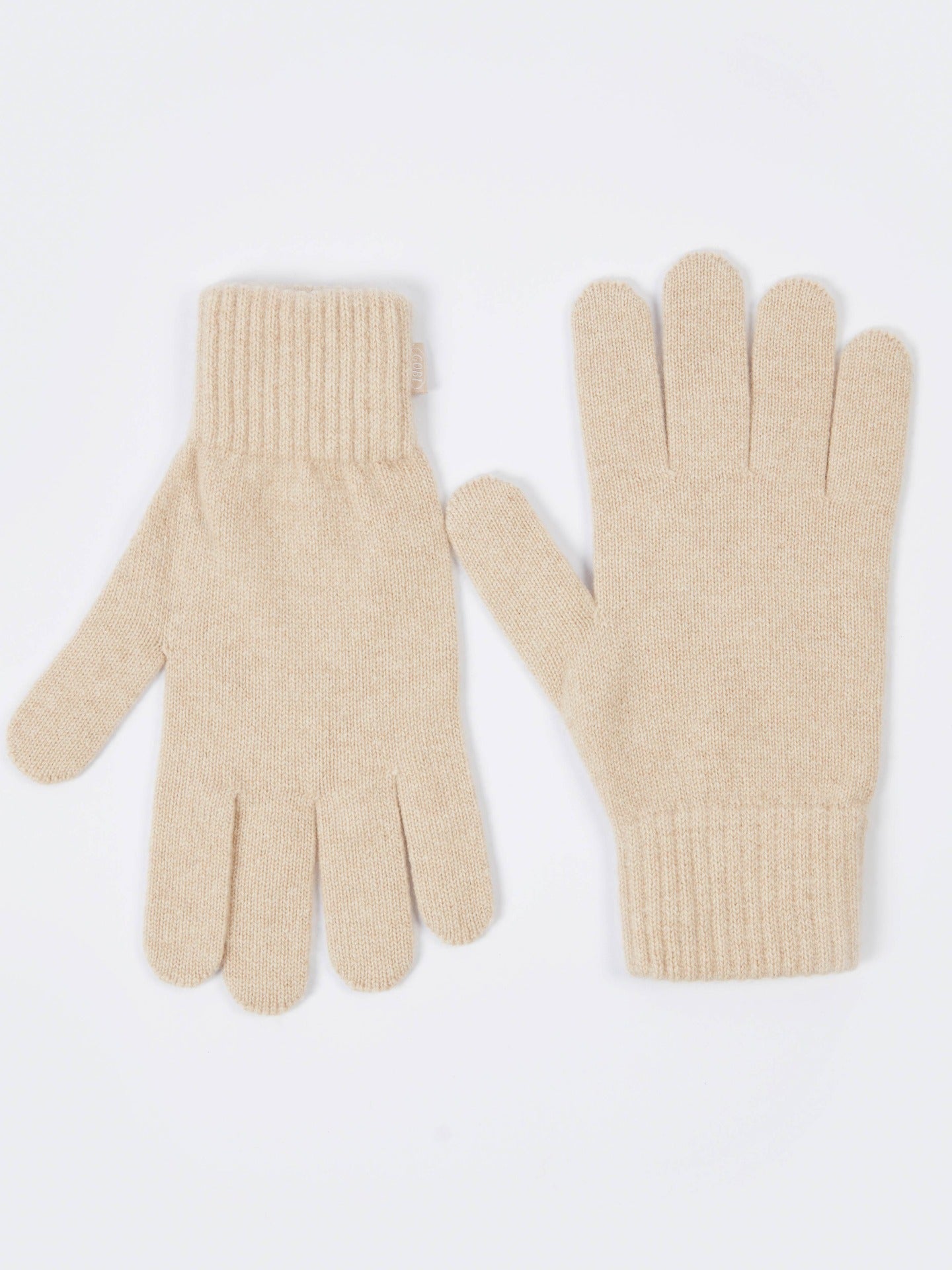 Herren Kaschmir Handschuhe Beige - Gobi Cashmere