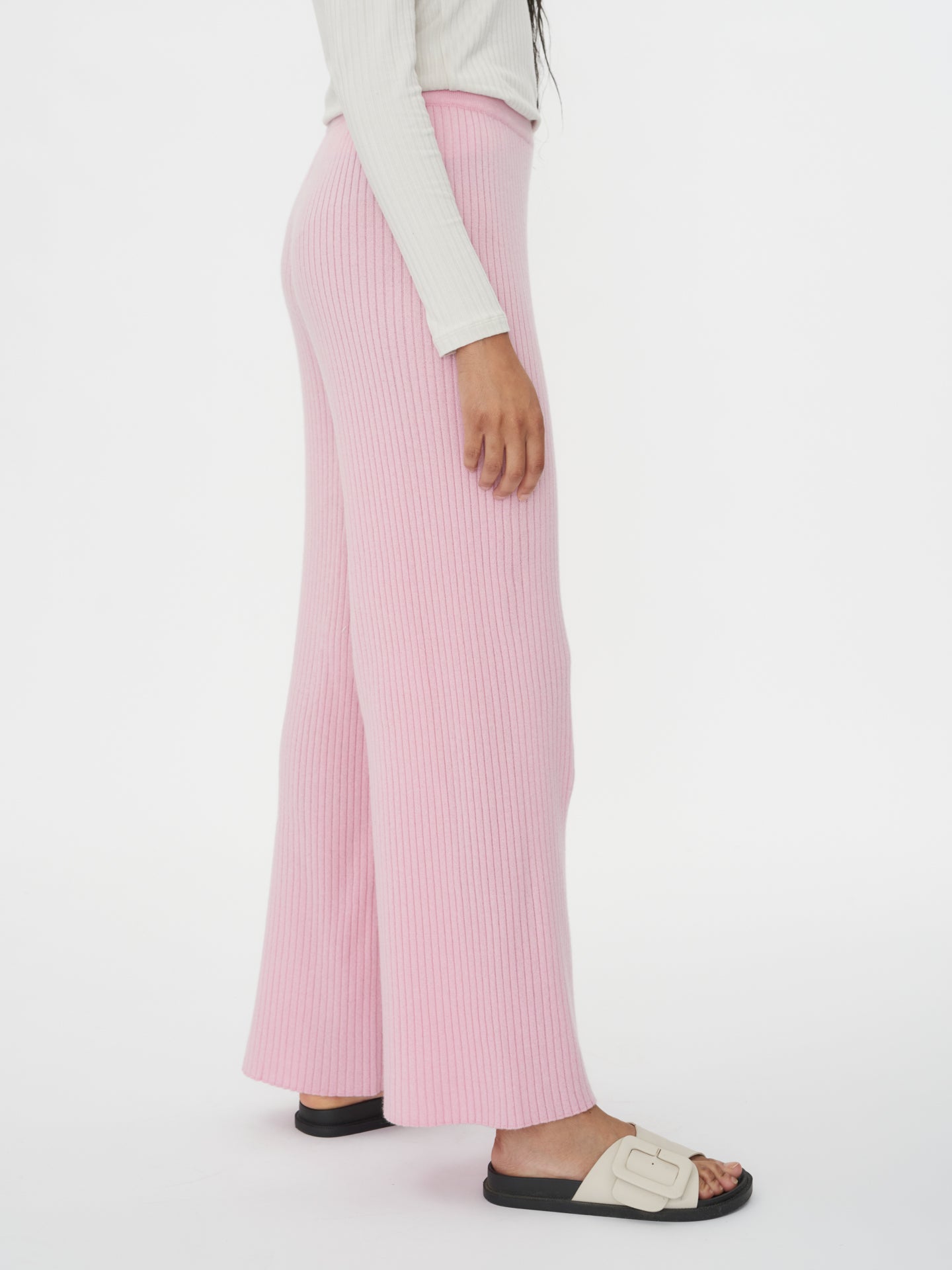 Damen Kaschmir Lässige Hose Rosenwasser - Gobi Cashmere