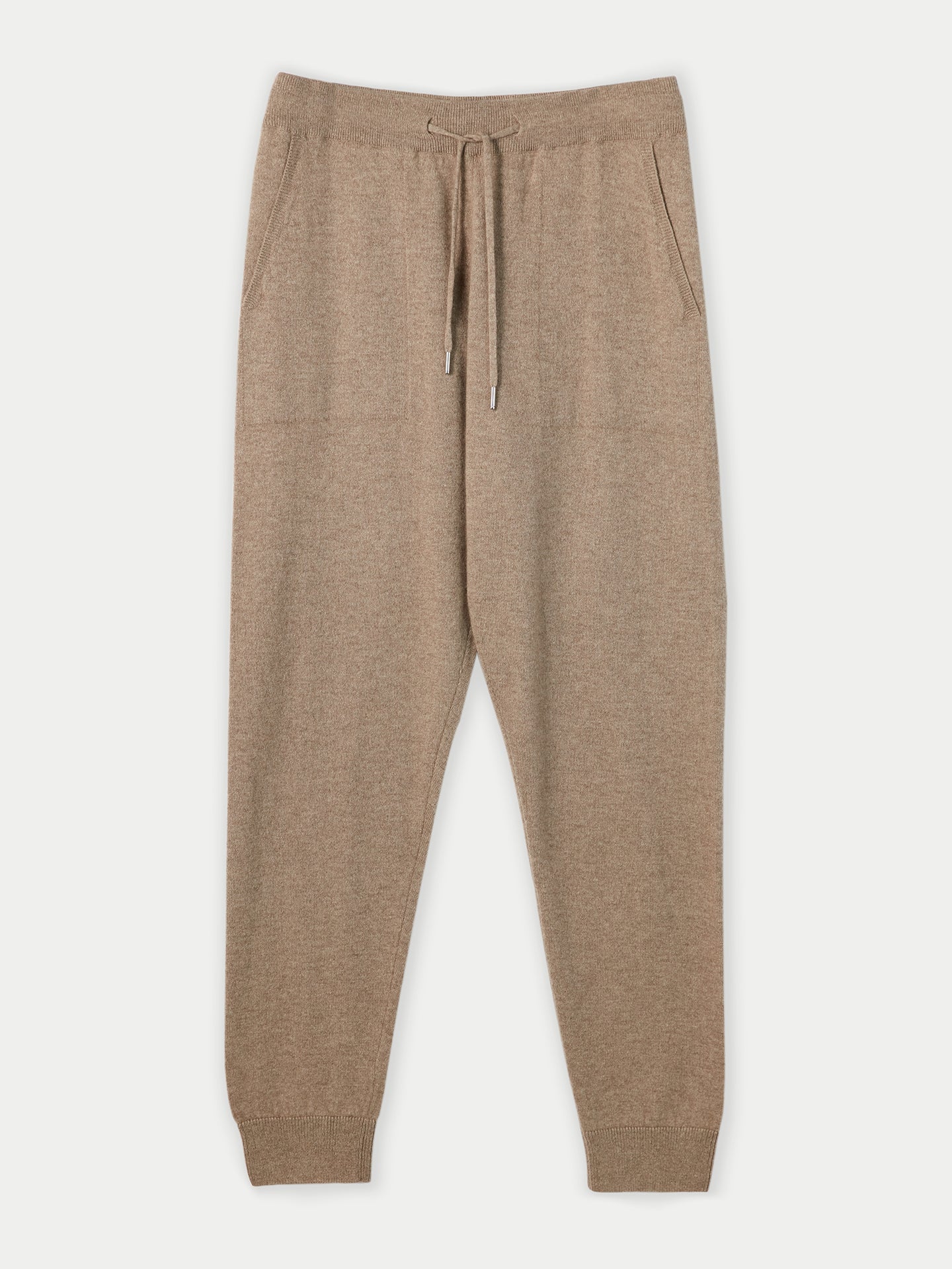 Herren Kaschmir Lockere Jogginghose Taupe - Gobi Cashmere