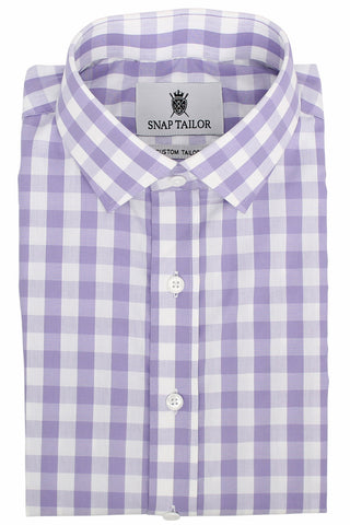 Photo of the Gingham Casual Shirt in Lavender