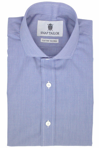 Photo of the Microgrid Dress Shirt in Dark Blue