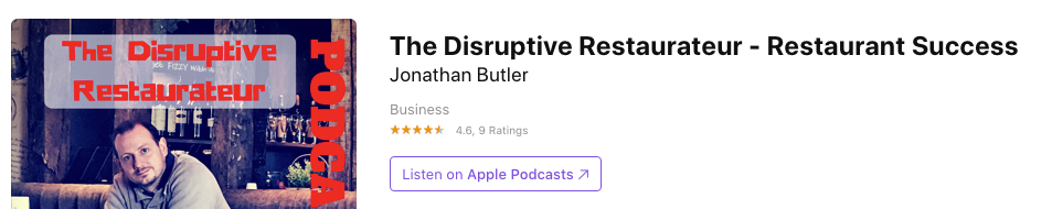 Where to find the disruptive restauranteur podcast