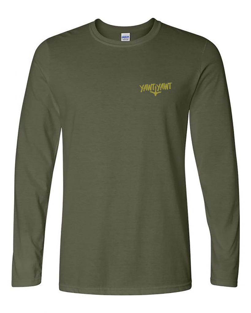 Yawt Yawt Military Green Long Sleeve T – yawtyawt.com