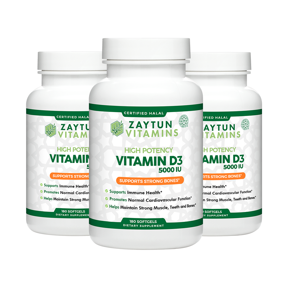 Halal Vitamin D3 5000 Iu Softgels 3pack Zaytun Vitamins Reviews On Judgeme 0543