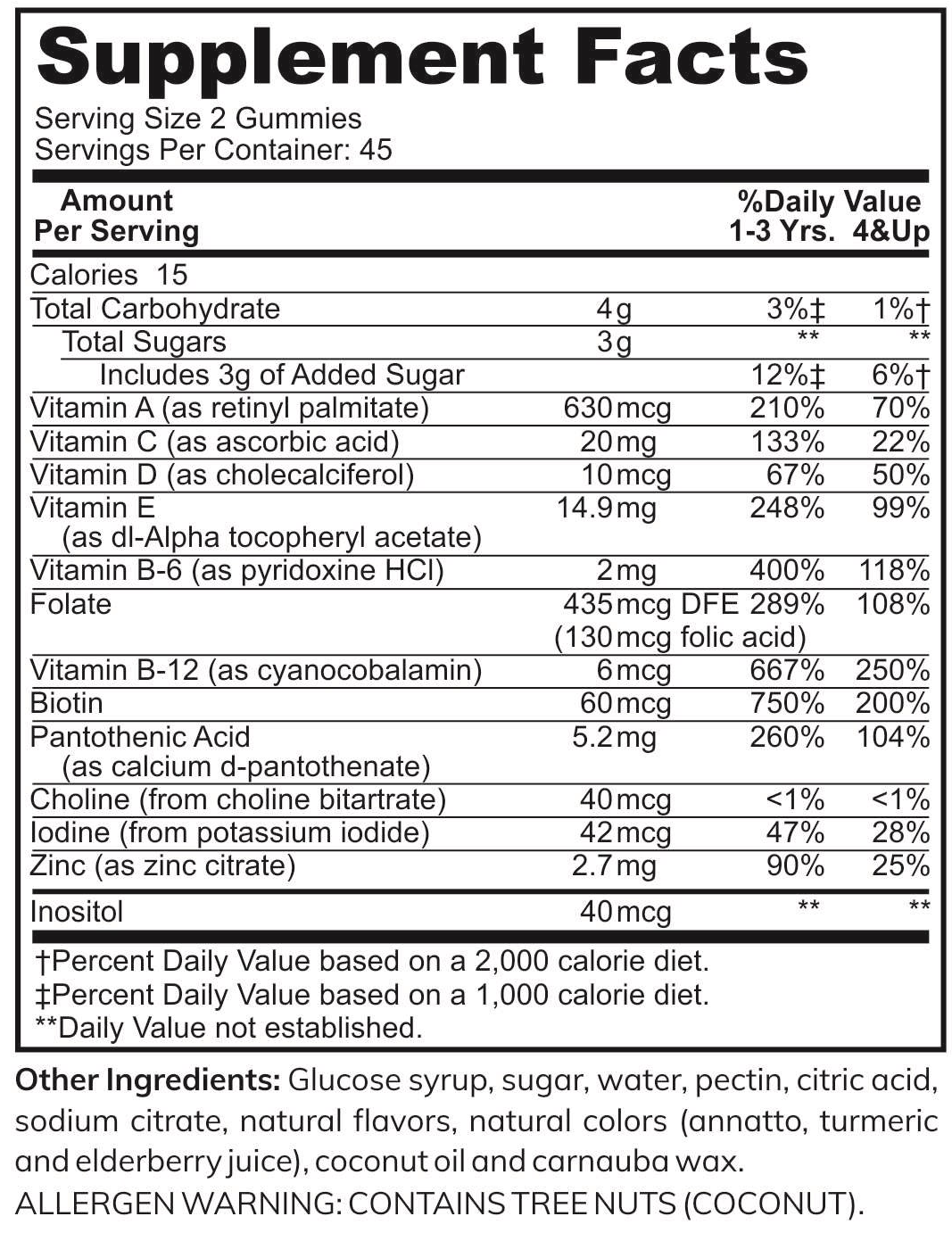 Zaytun Halal Kids Multi vitamins gummies