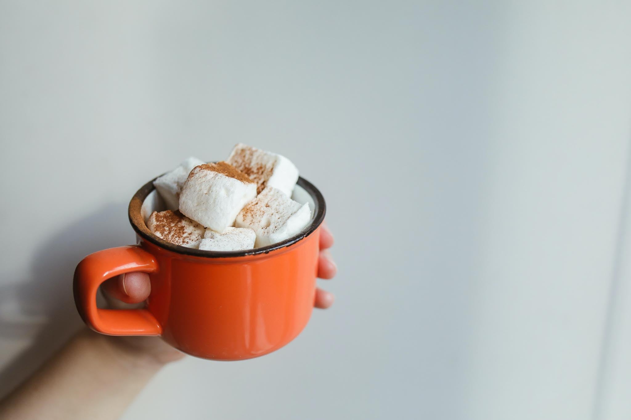 CBD Hot Chocolate with Cinnamon and Marshmellows