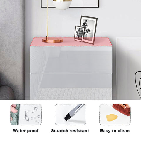 Mario Bedside Table 3 Drawers Nightstand with LED Light | CLIPOP