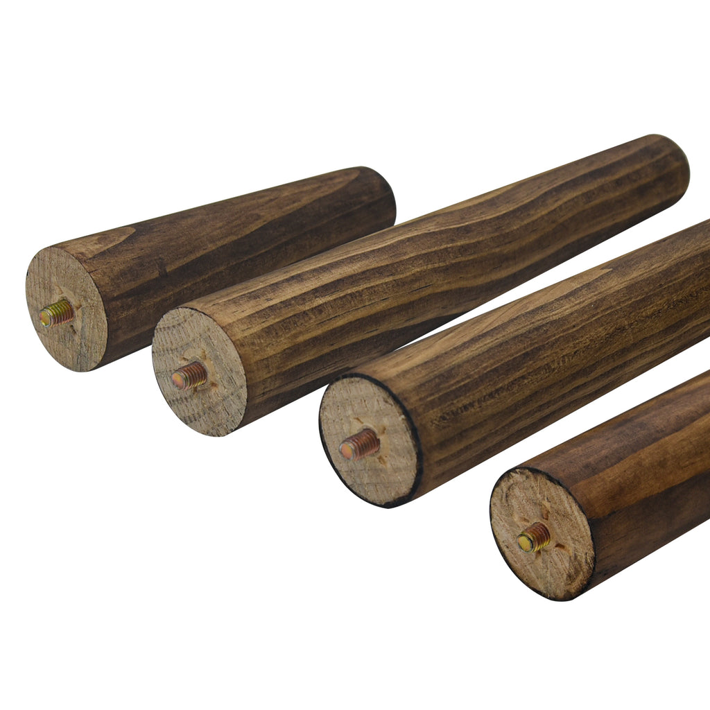 Cosmo 4pcs Round Taper Solid Wood Table Legs | CLIPOP