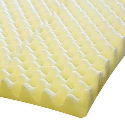 egg crate mattress topper which side up