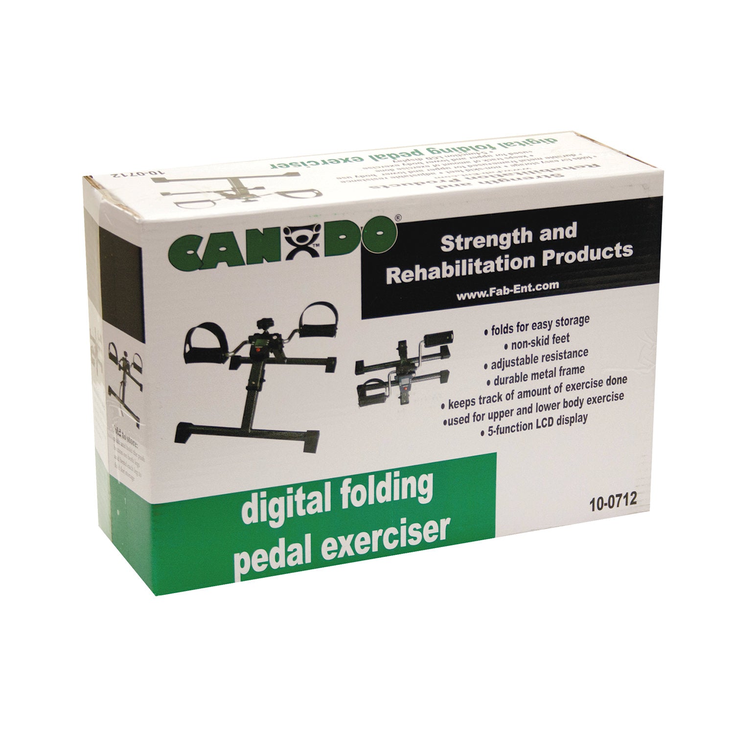 folding pedal exerciser