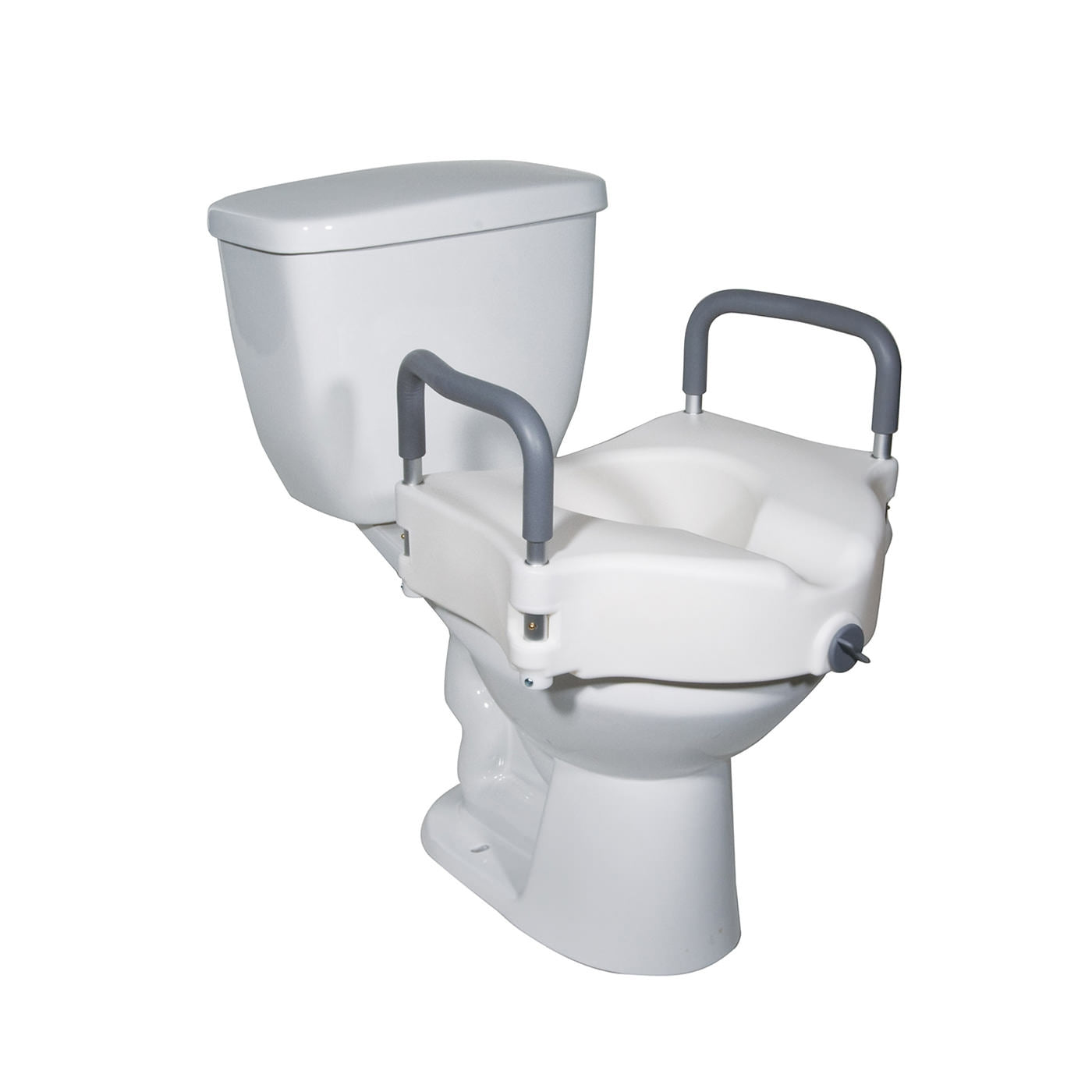padded elevated toilet seat