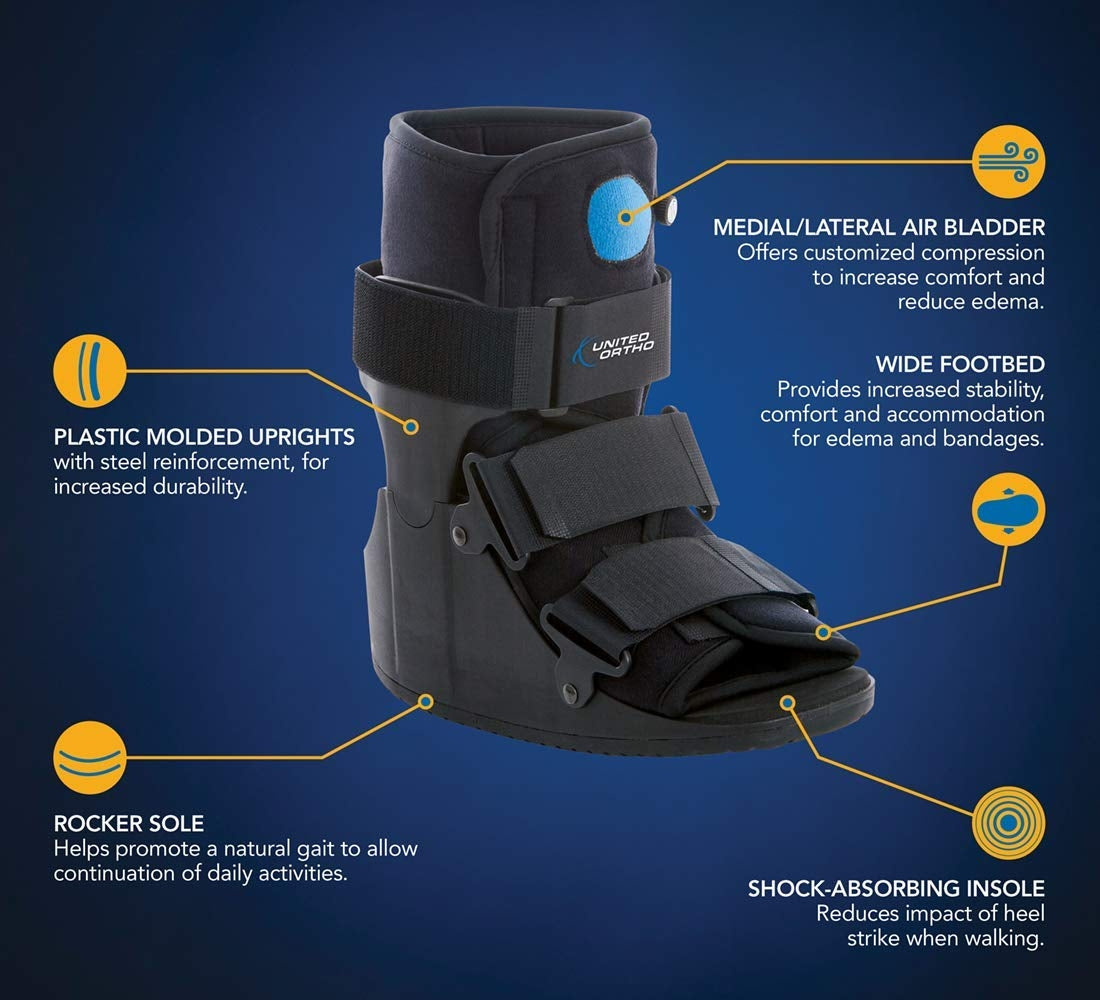 united ortho air walker boot