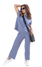Load image into Gallery viewer, Being In Vogue with DD Co-ord Sets brilliant blue lounge wear featured