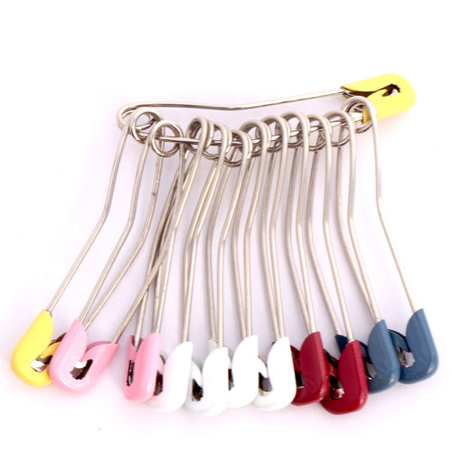 600 Pcs Safety Pins, Safety Pins for Clothes 4 Sizes Safety Pins