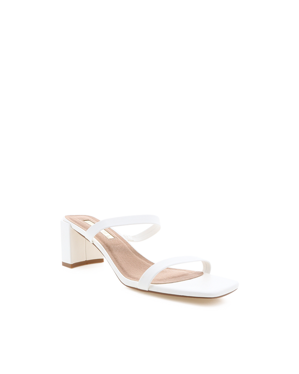 billini white heels