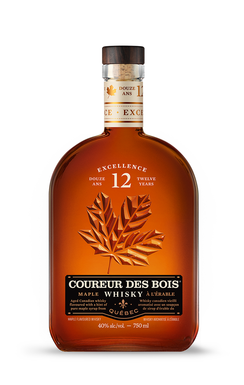 Whisky au sirop d'erable Coureur des bois 31.7° 75cl