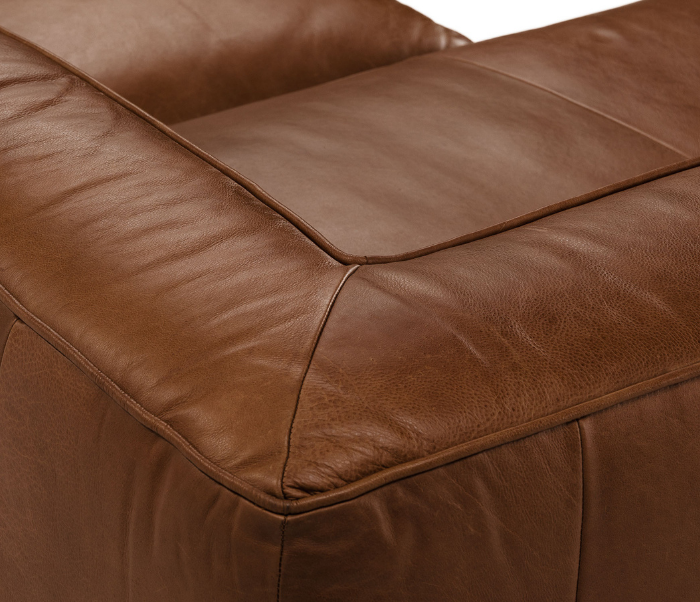 Lottie | 3 Seater Sofa Tan Leather Online – Banana Home