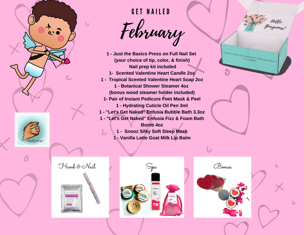February Get Nailed Monthly self care box